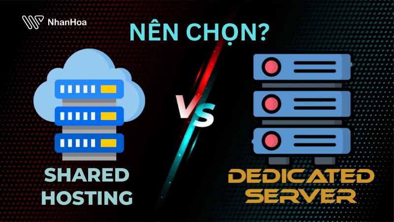 Nên chọn Shared hosting hay Dedicated server?